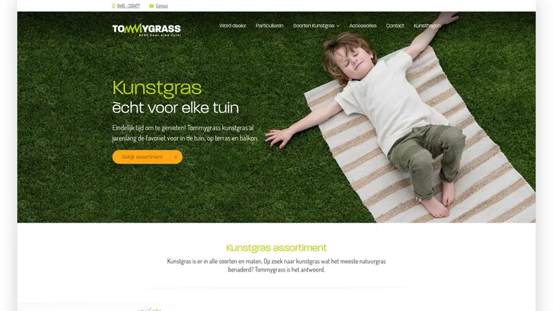 Website van Tommygrass