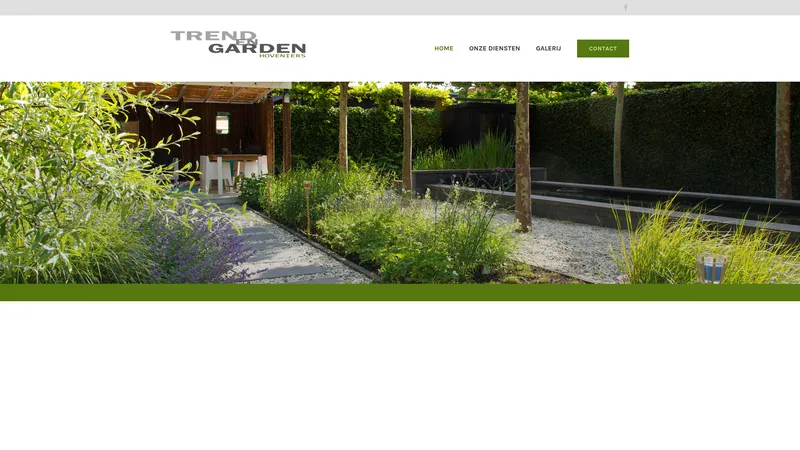 Website van Trend en Garden Hoveniers in Hillegom