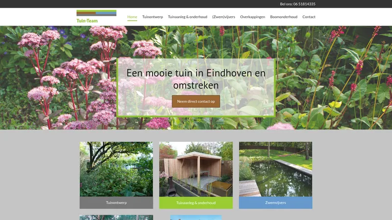 Website van Tuin-Team