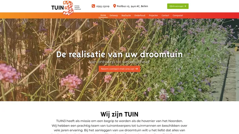 Website van TUIN3