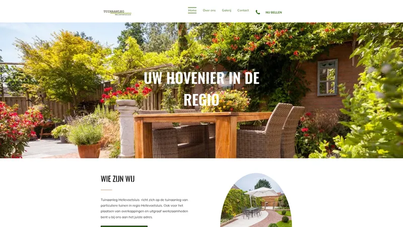 Website van Tuinaanleg Hellevoetsluis