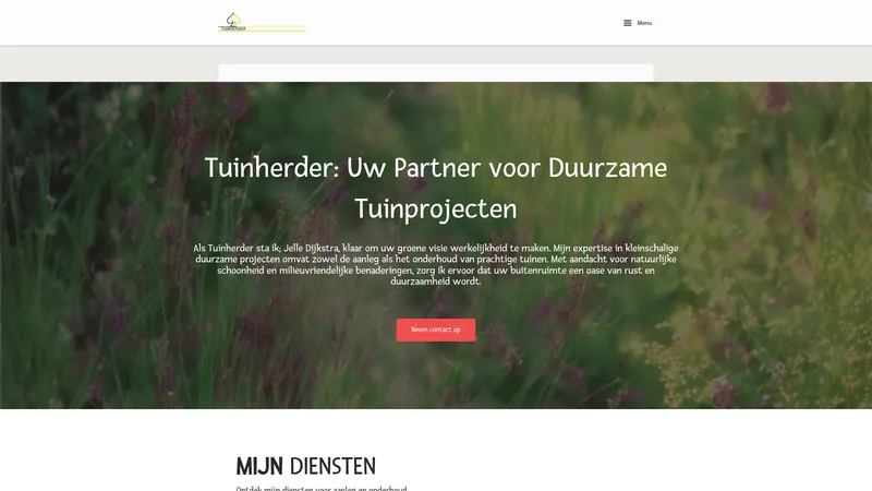 Website van Tuinherder