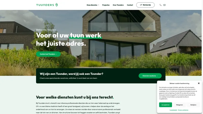Website van Tuunders