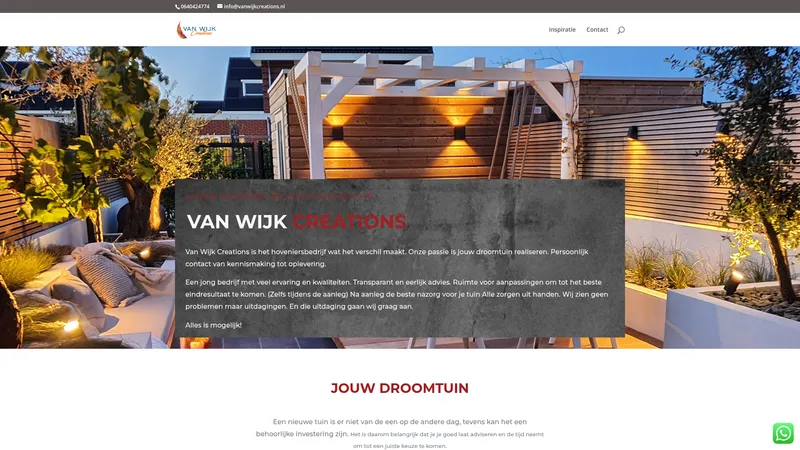Website van vanwijkcreations