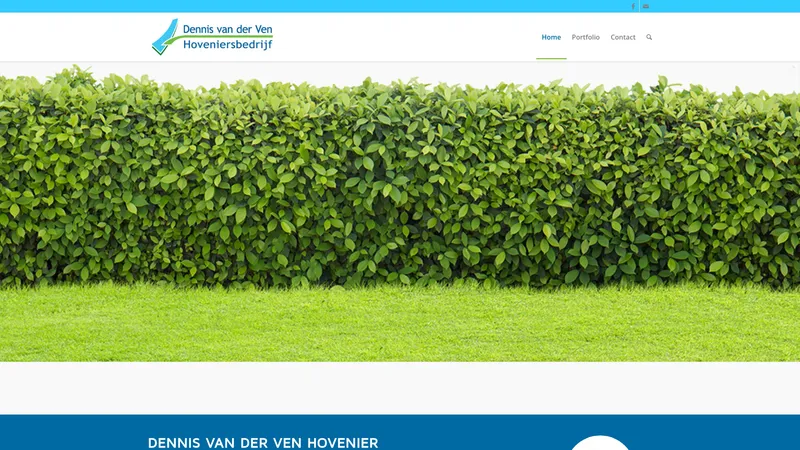Website van Ven Hovenier