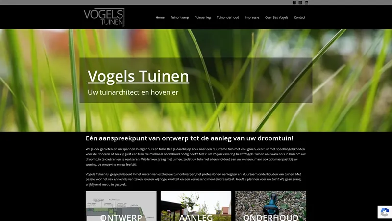 Website van Vogelstuinen