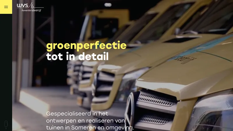 Website van WVS Hoveniers